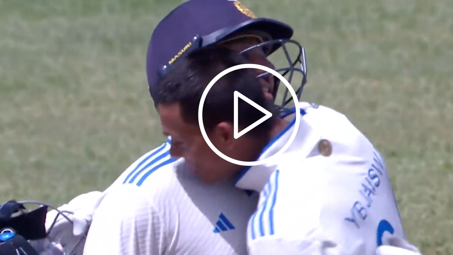 [Watch] When Rohit Sharma Gave A 'Warm Hug' To Yashasvi Jaiswal After Maiden Test Century